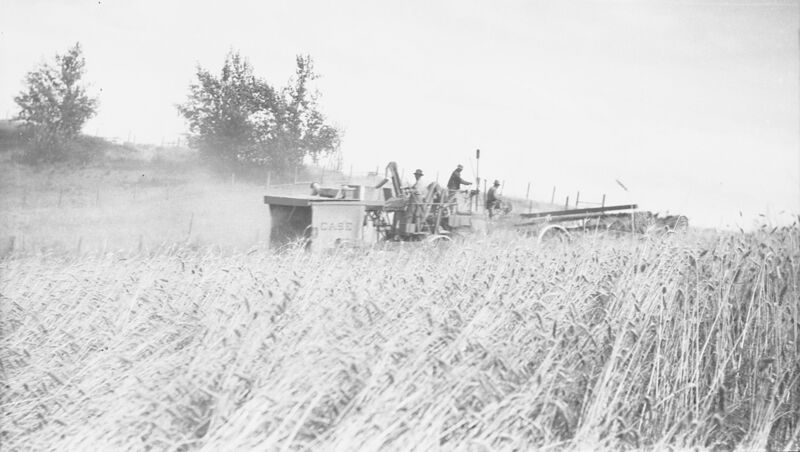 File:1920-1930-ed-032a-horse-powered-case-combined-harvester-1600.jpg