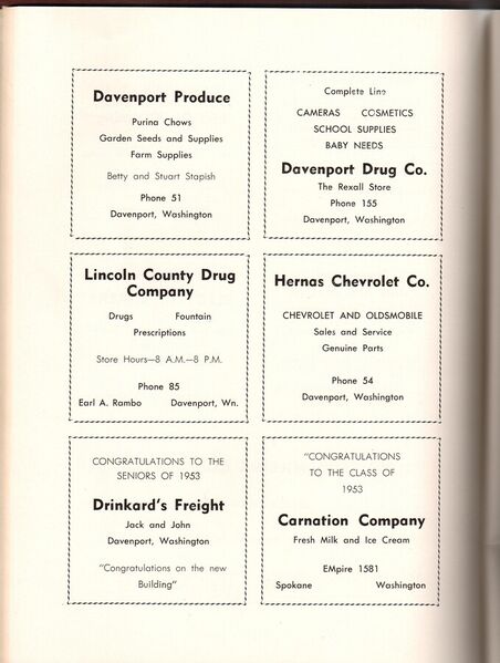 File:1953-rhs-yearbook-56-davenport-produce-drug-chevrolet-dinkards-freight-carnation-milk-ad-1600.jpg
